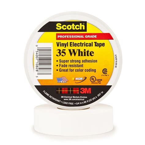 scotch 35 white electrical tape